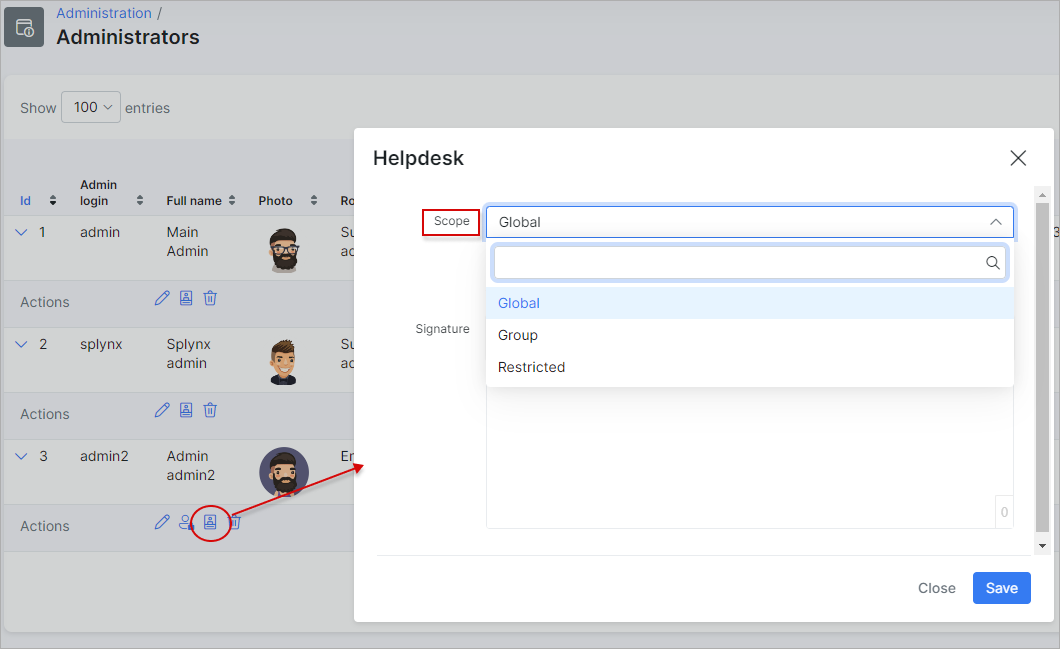 Helpdesk
